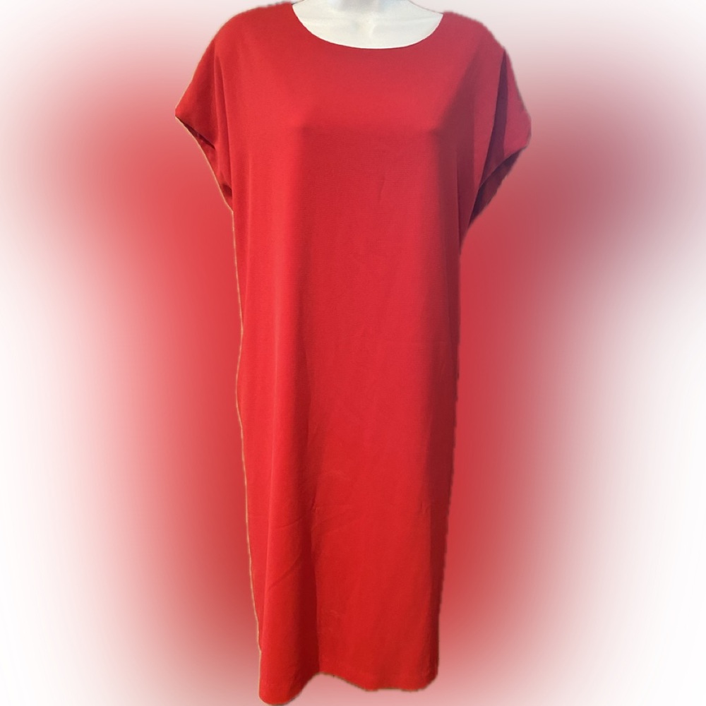 Heir Loom RS day in date out dress lined sleeveless zip back 2XL polyester